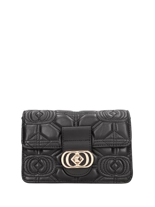Mini leather bag LA CARRIE | STICH&SPOON MINI SHOULDERNERO